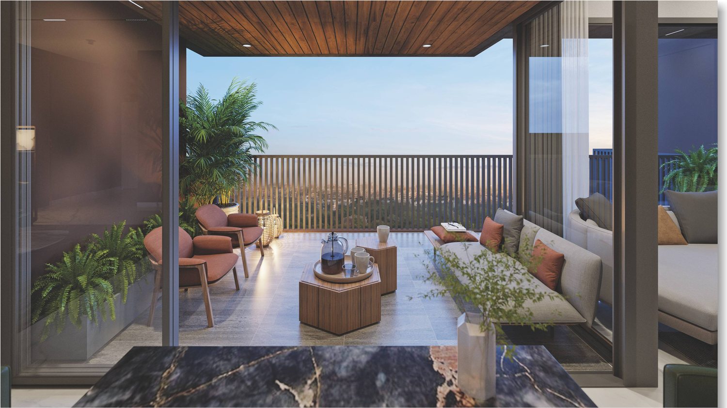 Grand sky balcony
