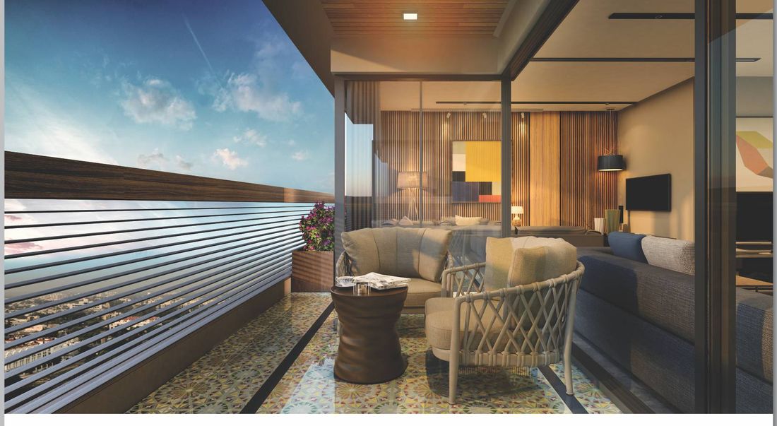 Saga Enstin balcony