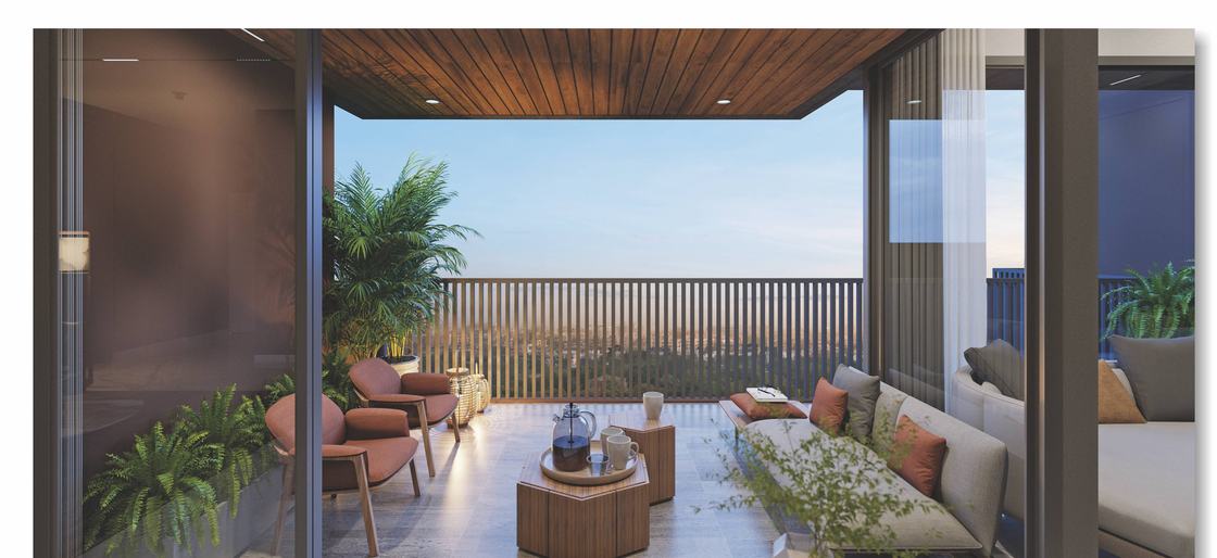 Sky terrace lounge